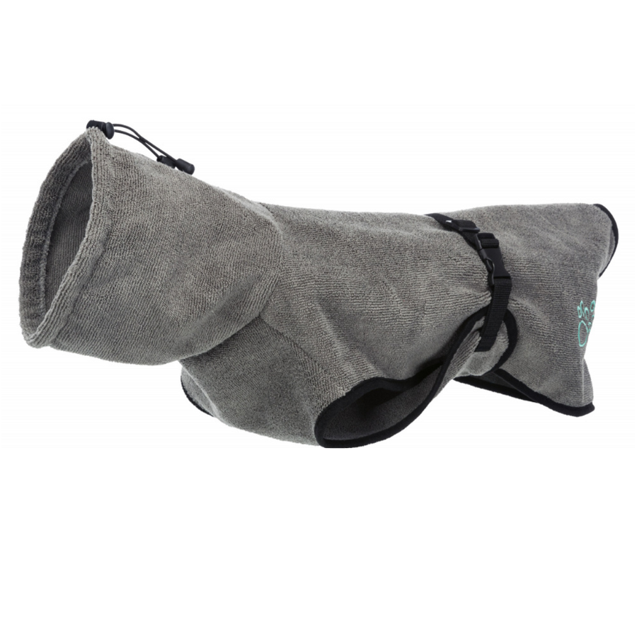 Bathrobe for Dogs Grey XS - 30cm