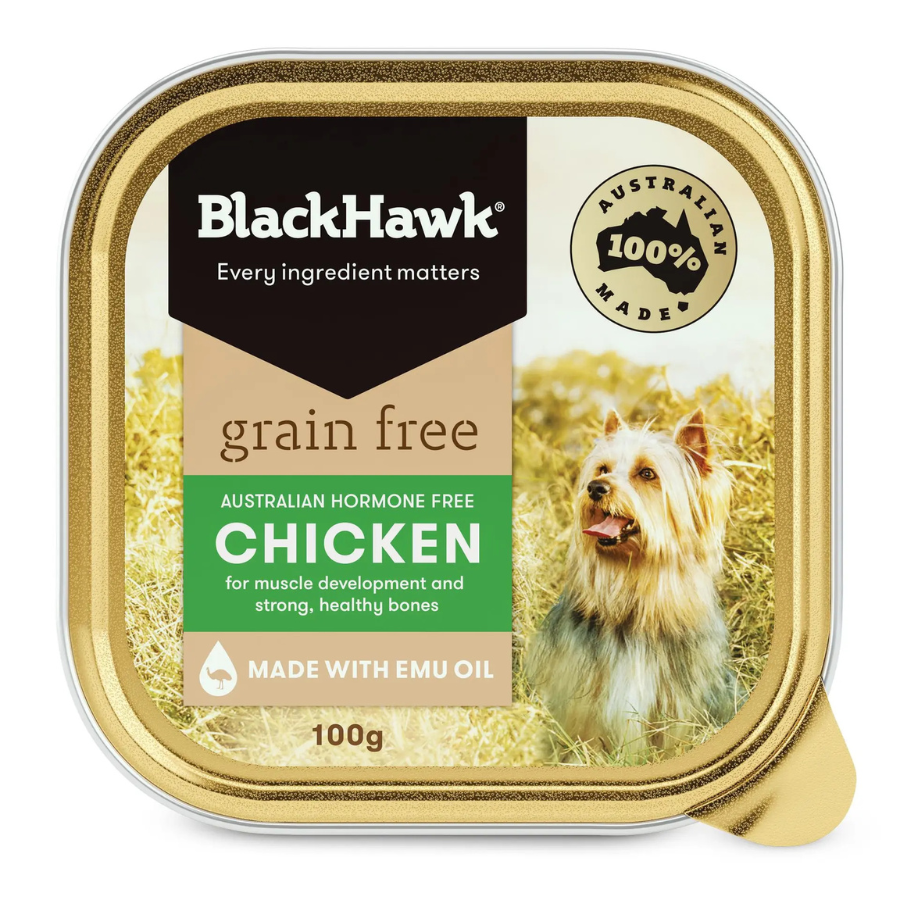 Black Hawk Adult Grain Free Wet Dog Food Chicken 100g