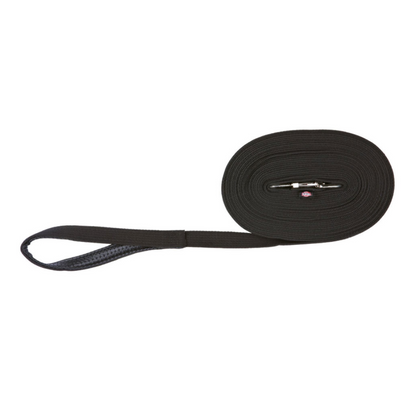 Tracking Leash Flat Strap - Black (10m x 20mm)