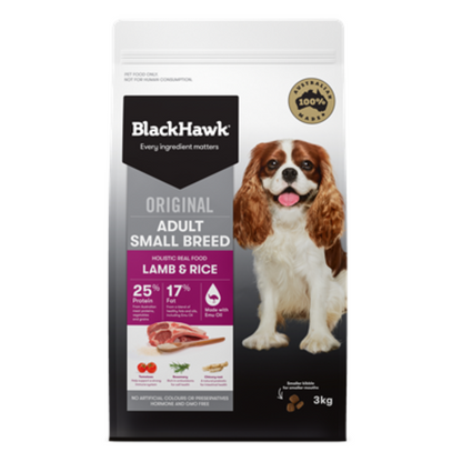 Black Hawk Small Breed Lamb & Rice 3kg