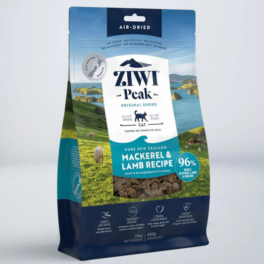 ZIWI Peak Cat Food - Mackerel & Lamb Recipe 400g