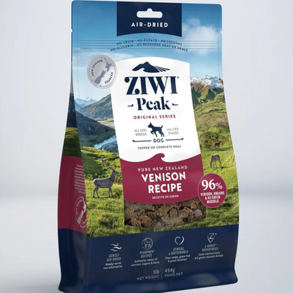 ZIWI Peak Dog Food - Venison Recipe 454g