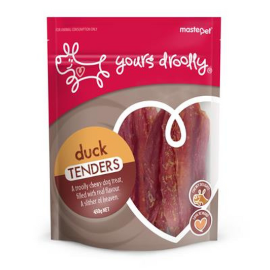 Yours Droolly Duck Tenders 450g