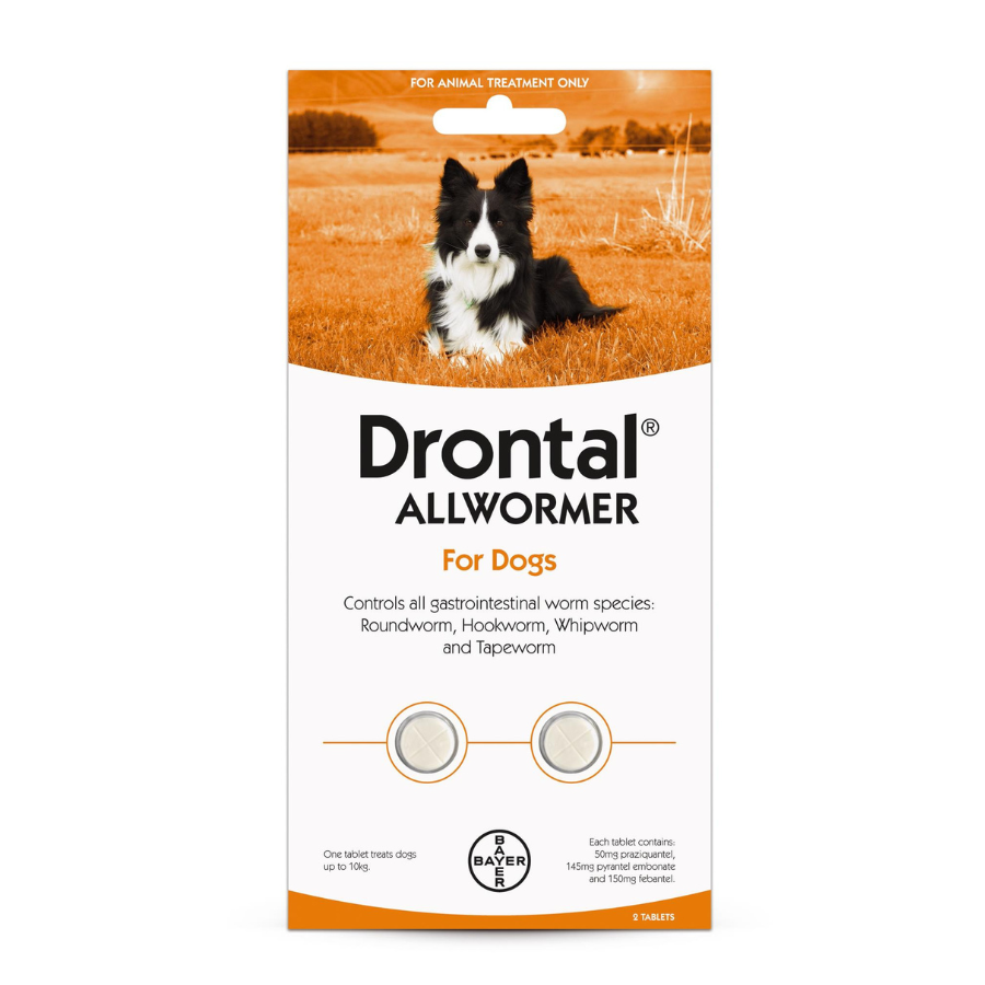 Bayer Drontal Dog 10 kg Tab 2 pack