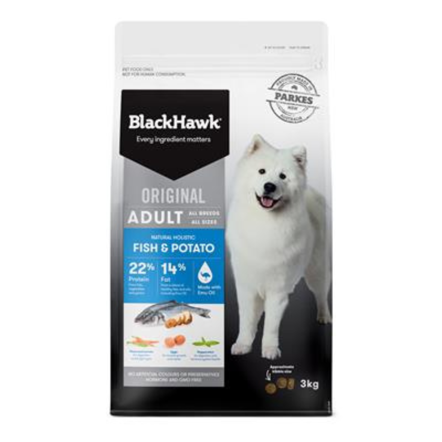 Black Hawk Dog Fish & Potato 3kg