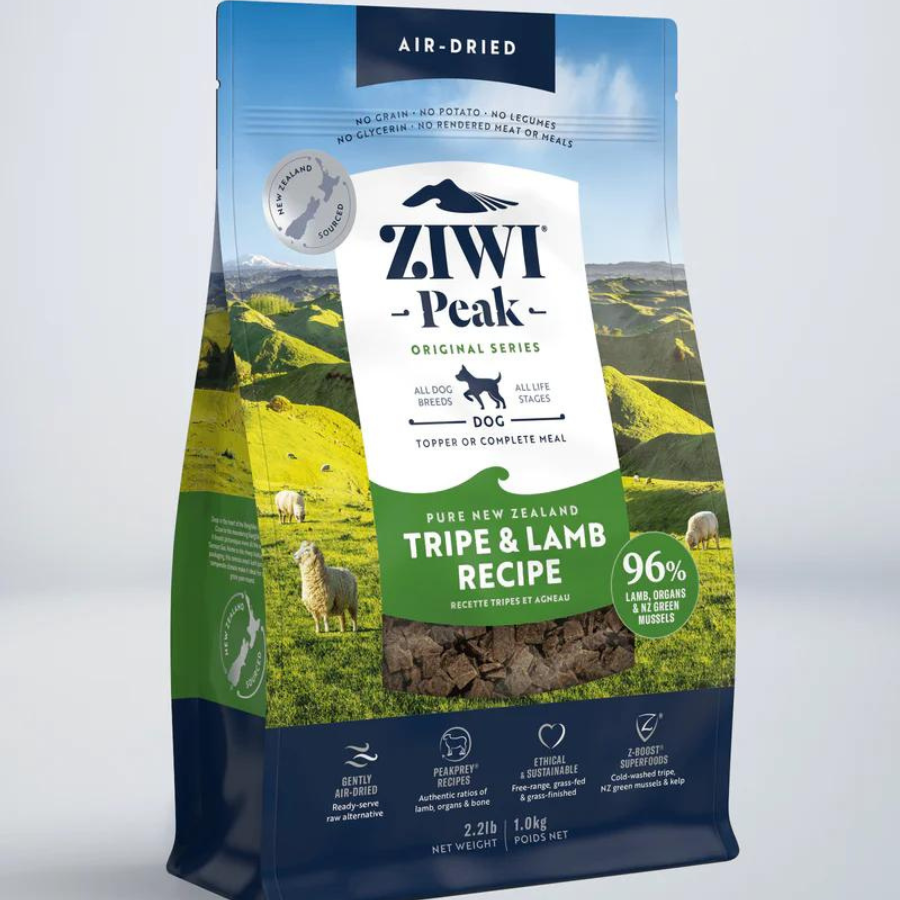 ZIWI Peak Dog Food - Tripe & Lamb Recipe 1kg