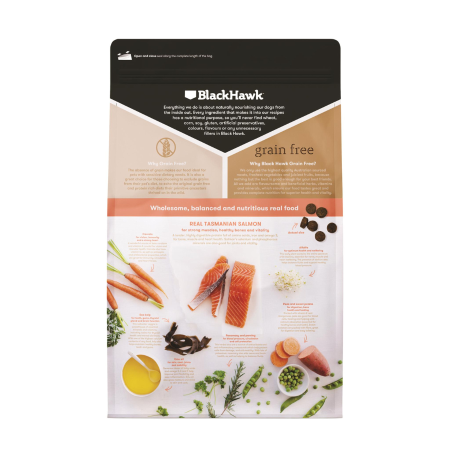 Black Hawk Dog Grain Free Salmon 2.5kg