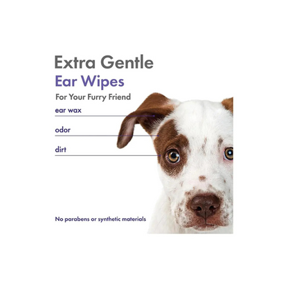 Petkin Plant Based Ear Wipes - Lavender 80pk