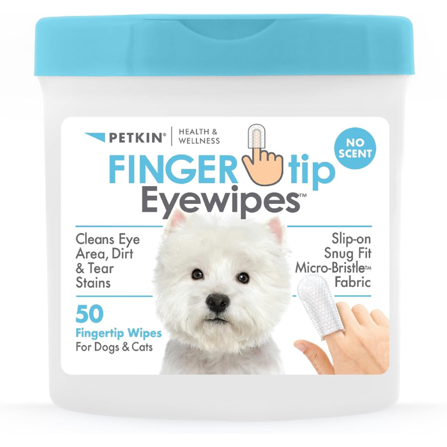 Petkin Fingertip Eye Wipes - 50pk