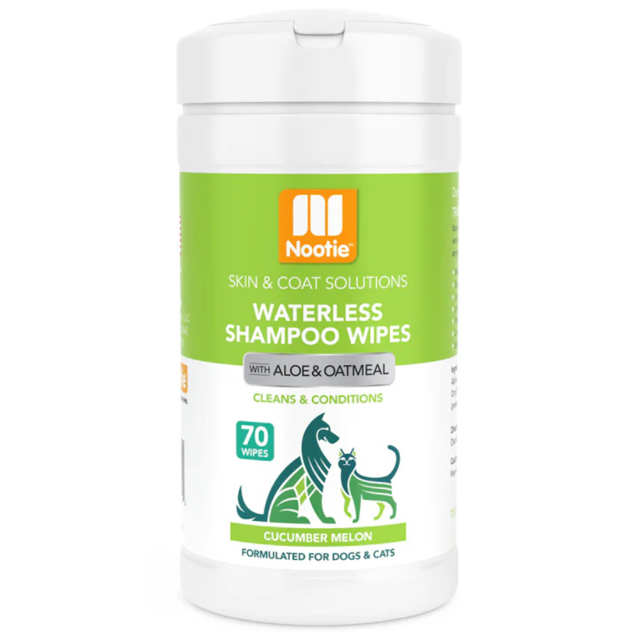 Nootie Waterless Shampoo Wipes - Cucumber Melon