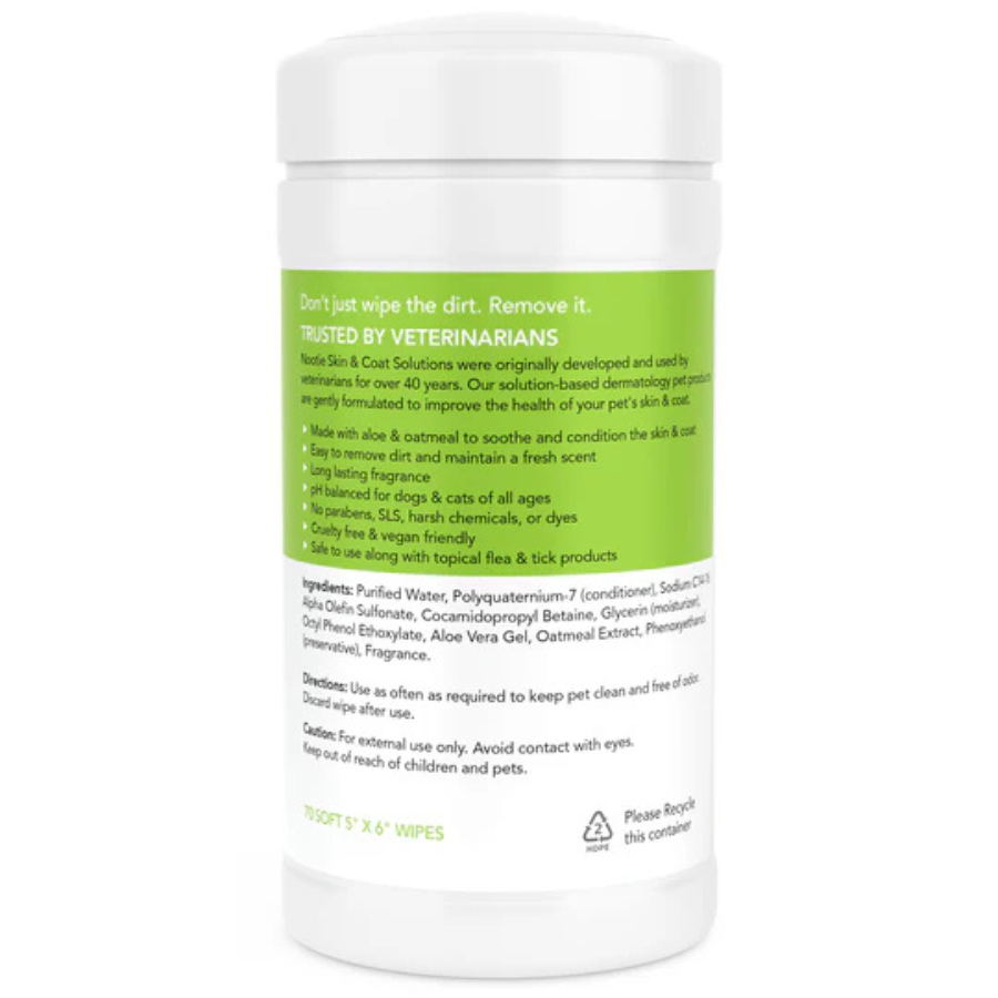 Nootie Waterless Shampoo Wipes - Cucumber Melon