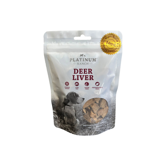 Platinum Ranch Deer Liver Dog Treat 90g