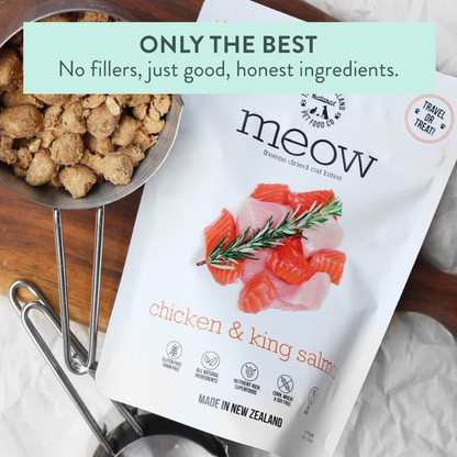 MEOW Cat Treat Chicken & Salmon Recipe 50g