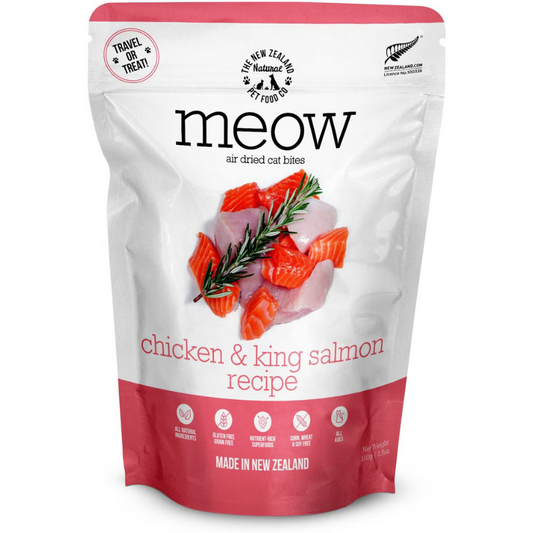 MEOW Air Dried Chicken & Salmon Recipe 100g