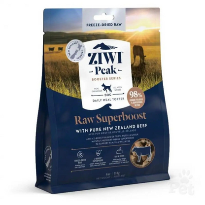 ZIWI Peak Freeze Dried Dog Food Superboost - Beef 114g