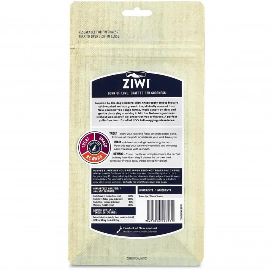 ZIWI Dog Treat - Venison Green Tripe