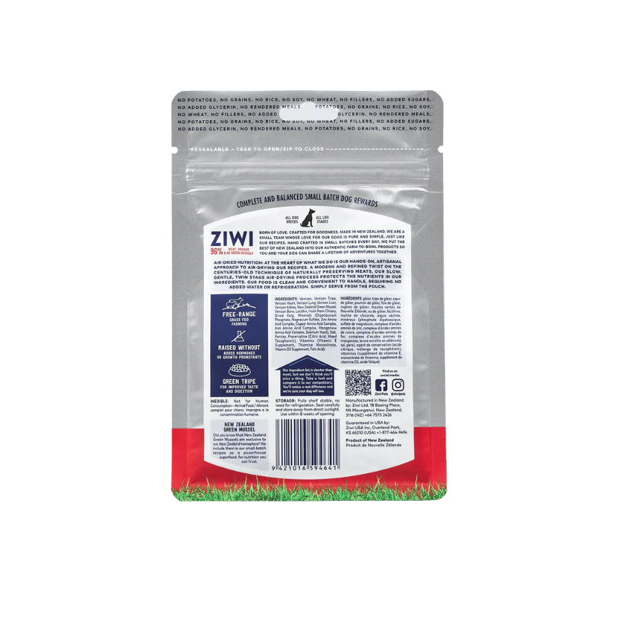 ZIWI Good Dog Rewards Venison 85g