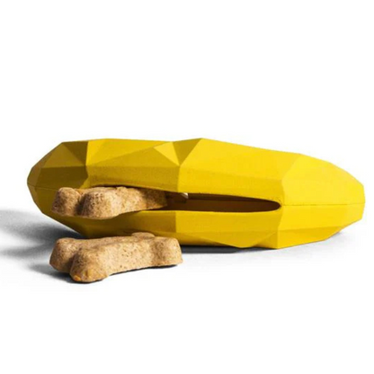 ZEE.DOG SUPER FRUITZ TREAT DISPENSING TOY - BANANA