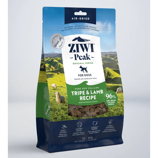 ZIWI Peak Dog Food - Tripe & Lamb Recipe 454g