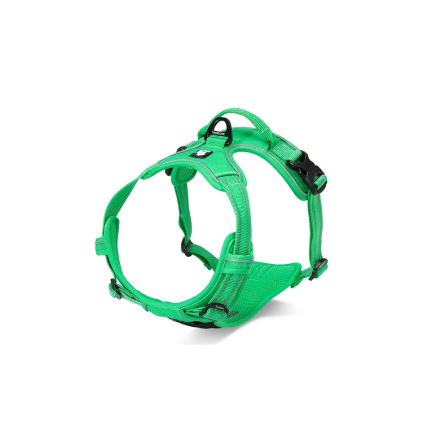 Deluxe Mesh Harness - Green L