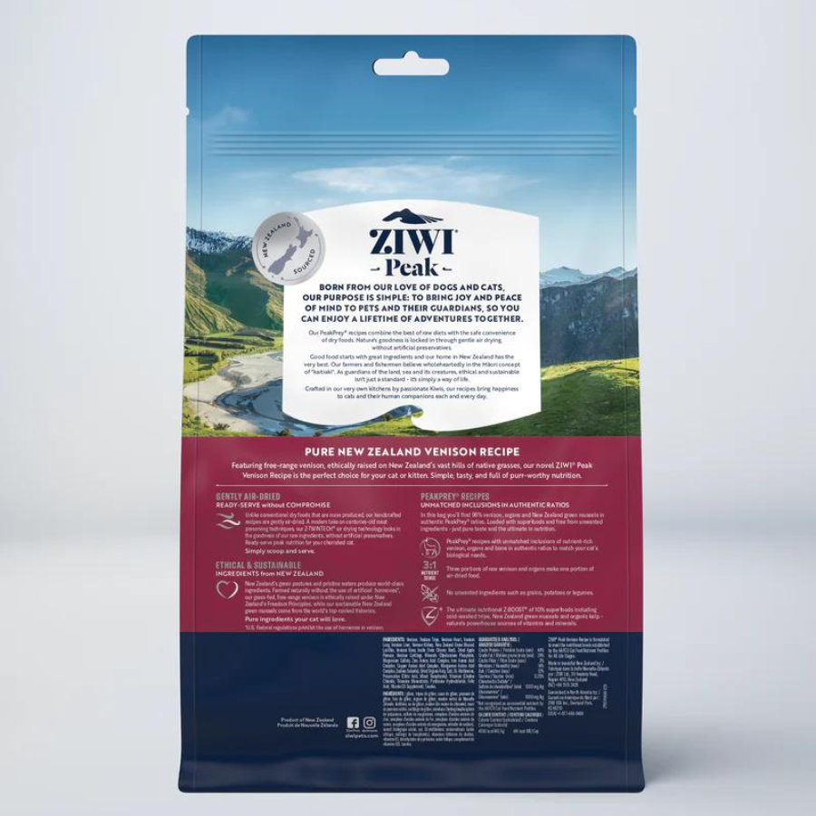 ZIWI Peak Cat Food - Venison Recipe 400g