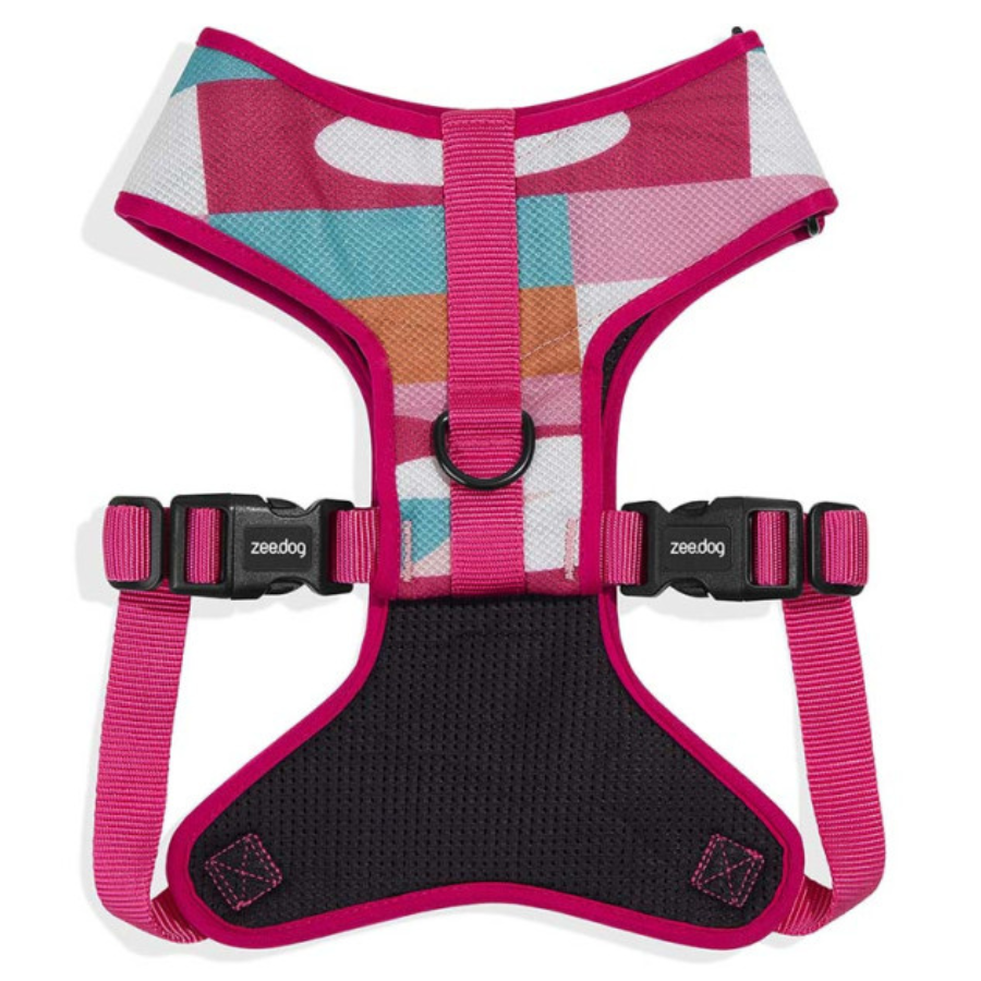 Zee.Dog Adjustable Air Mesh Harness - Bloom (Medium)