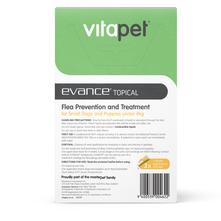 Flea Treatment for Small Dogs and Puppies - Small Sized