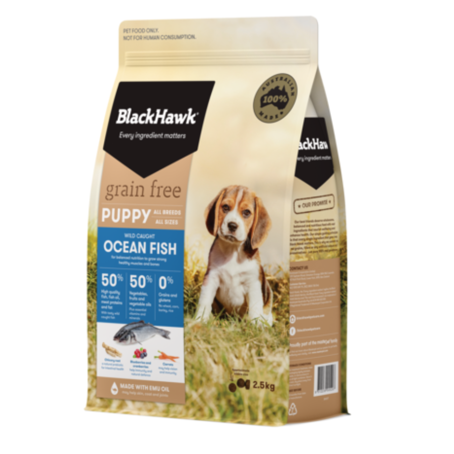 Black Hawk Ocean Fish Grain Free Puppy Food All breeds