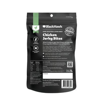 Black Hawk Puppy Treats Chicken Jerky Bites 100g