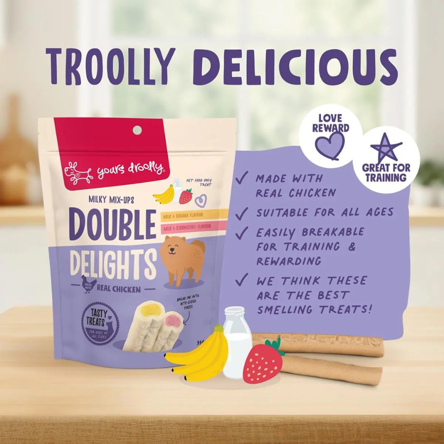 Yours Droolly Double Delight Milky Mix Ups - Chicken - 350g