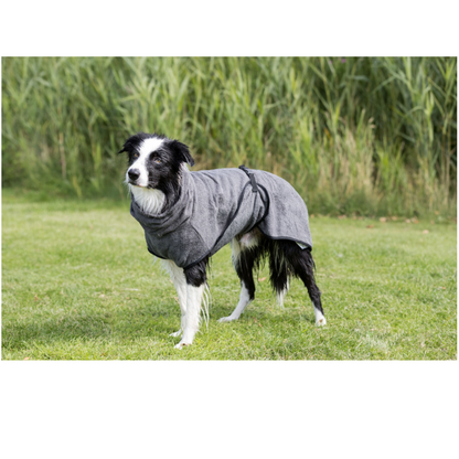 Bathrobe for Dogs Grey XS - 30cm