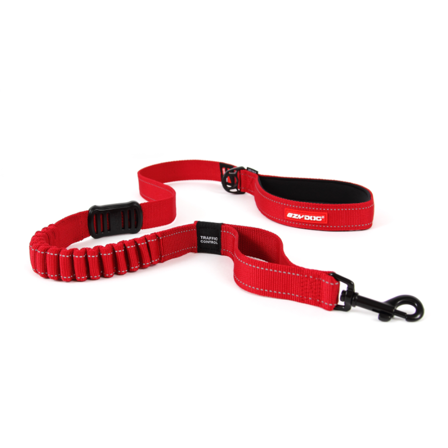 ED Zero Shock Leash - Red (120cm)