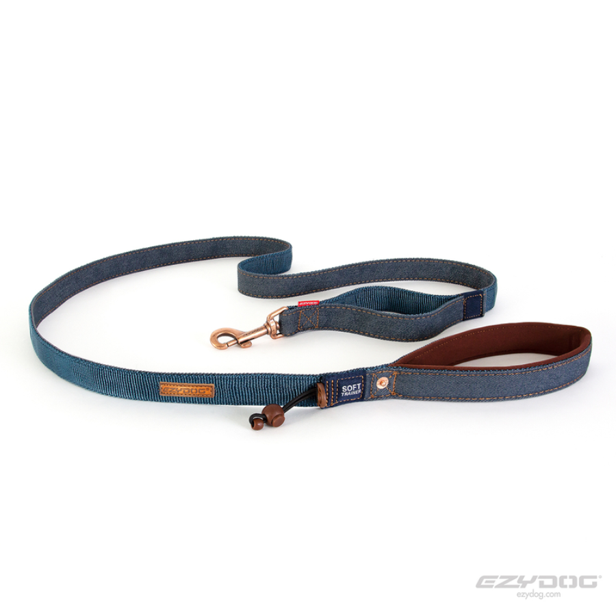 ED Soft Trainer Leash LITE -Denim S