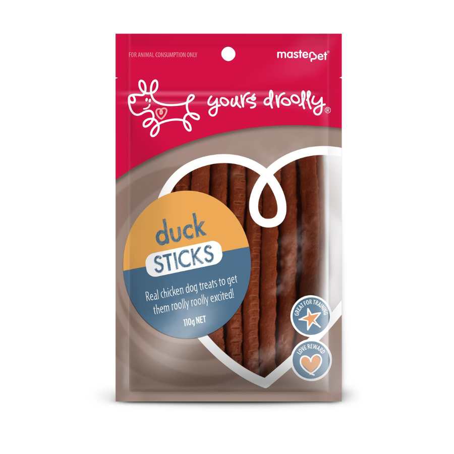 Yours Droolly Duck Sticks 110g