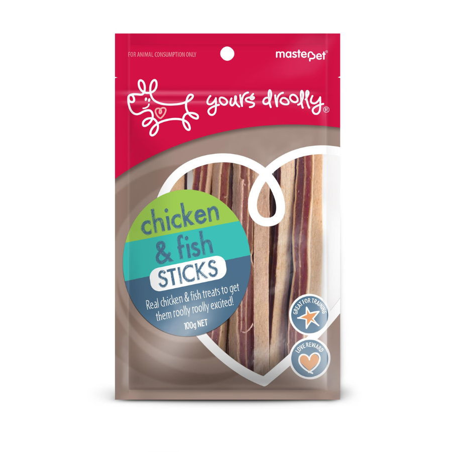 Yours Droolly Chicken and Fish Sticks 100g