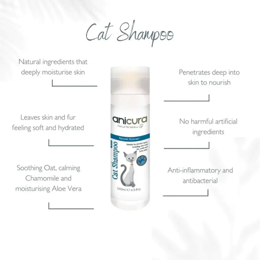 Cat shampoo store for dry skin