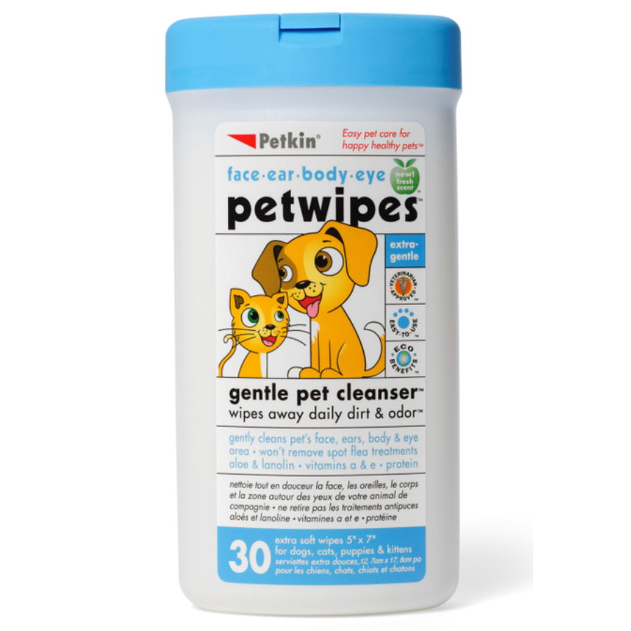 Petkin Pet Wipes 30pk