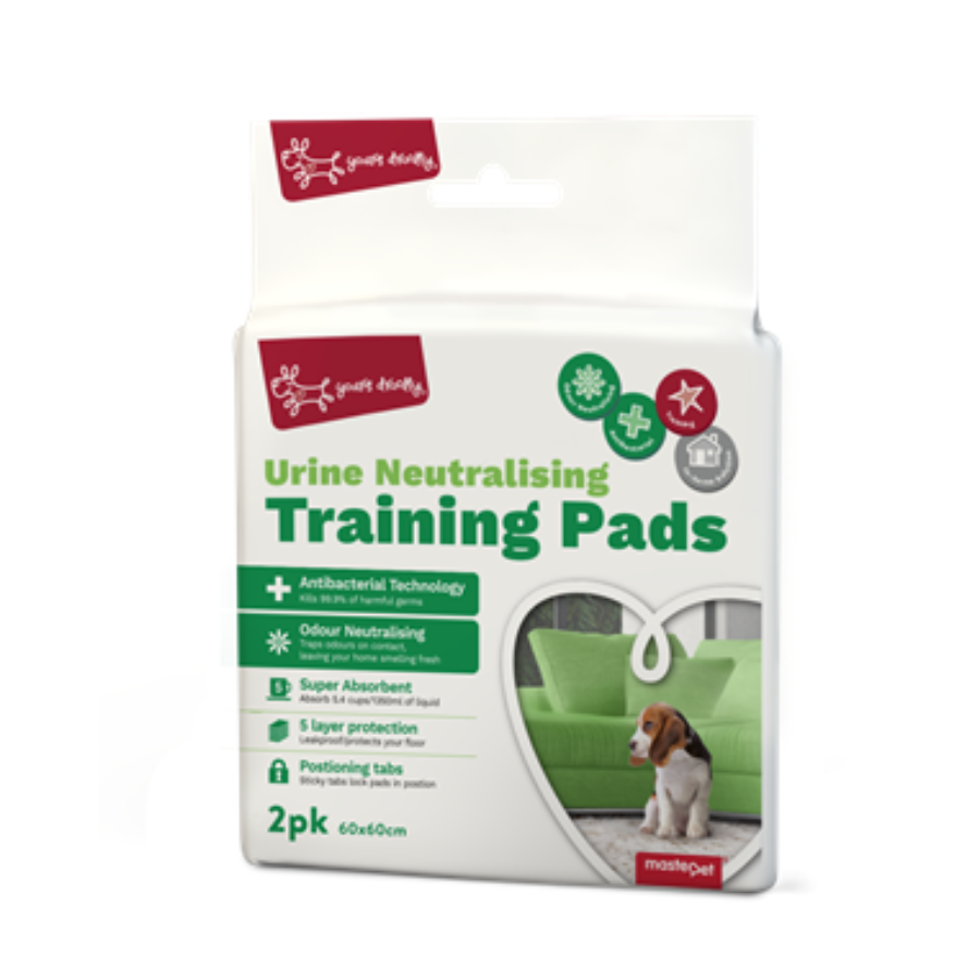 Yours Droolly Urine Neutralising Toilet Training Pads - 2 Pack